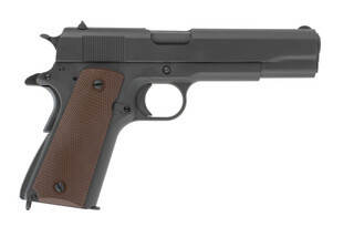 SDS Imports 1911A1 Full Size .45 ACP Handgun matte black with walnut color grips